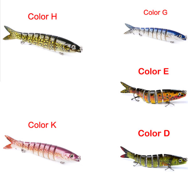 Pike Fishing Lures Artificial Multi Jointed Sections Hard Bait Trolling Pike Carp Fishing Tools - Image 10