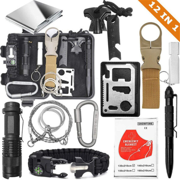 Outdoor Adventure Survival Bag Outdoor Emergency Survival Tool Bag - Image 4