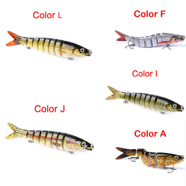 Pike Fishing Lures Artificial Multi Jointed Sections Hard Bait Trolling Pike Carp Fishing Tools - Image 7