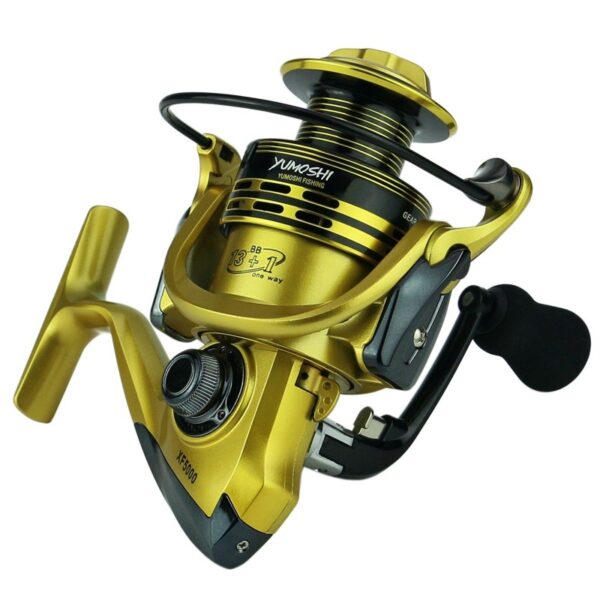 Xf1000-7000 Fishing Wheel Fishing Wheel Fishing Reel Reel For Telescopic Fishing Rod Metal Rocker Arm Gapless Fishing Gear Factory - Image 10