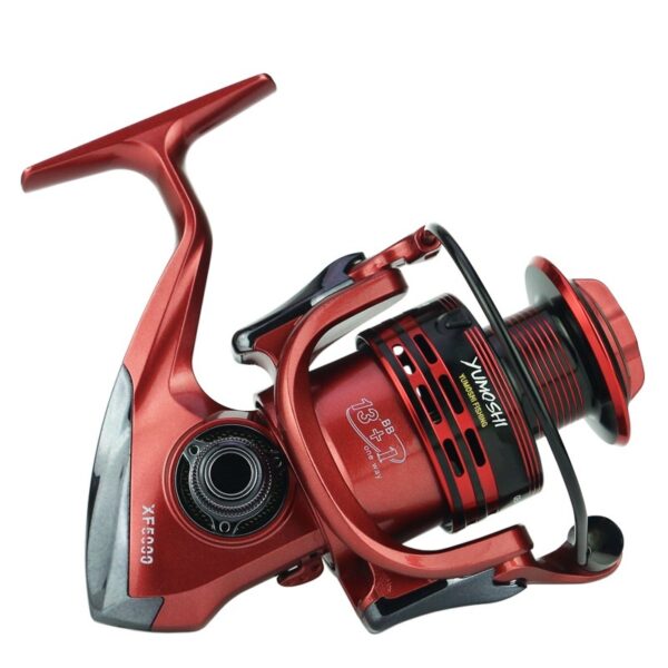 Xf1000-7000 Fishing Wheel Fishing Wheel Fishing Reel Reel For Telescopic Fishing Rod Metal Rocker Arm Gapless Fishing Gear Factory - Image 7